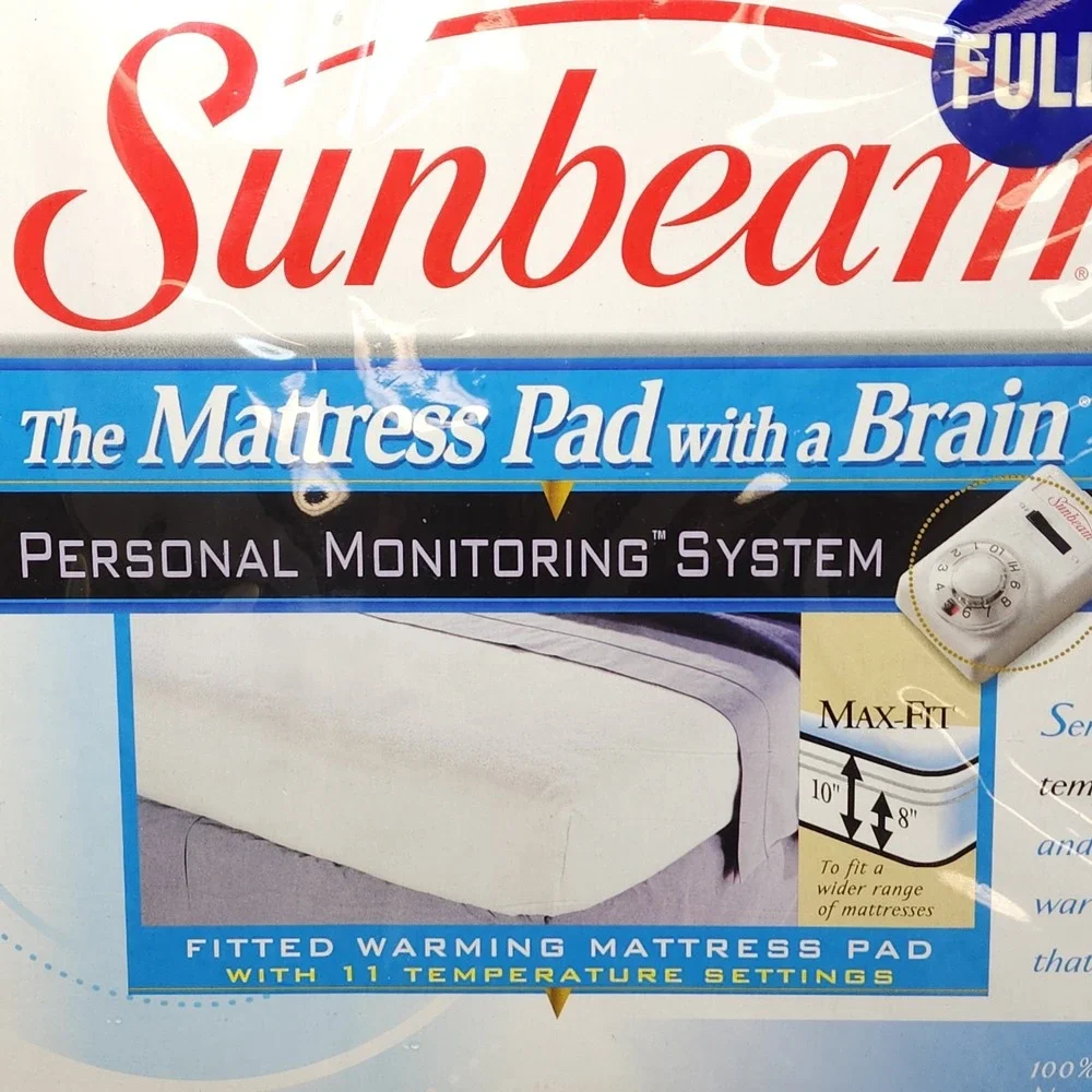 NIB VTG  Sunbeam Heated Mattress Pad 